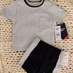 Reebok Gray and Black Kids' Set
